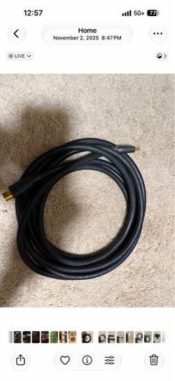 Braided HDMI Cable with Gold-Tip Connectors