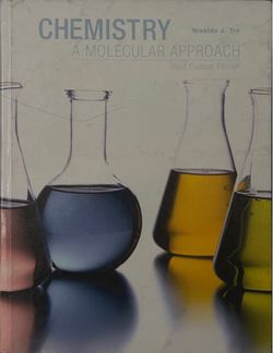 Chemistry: A Molecular Approach" (Third Custom Edition) by Nivaldo J. Tro
