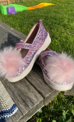 Chasing Firefly Pink sparkle shoes