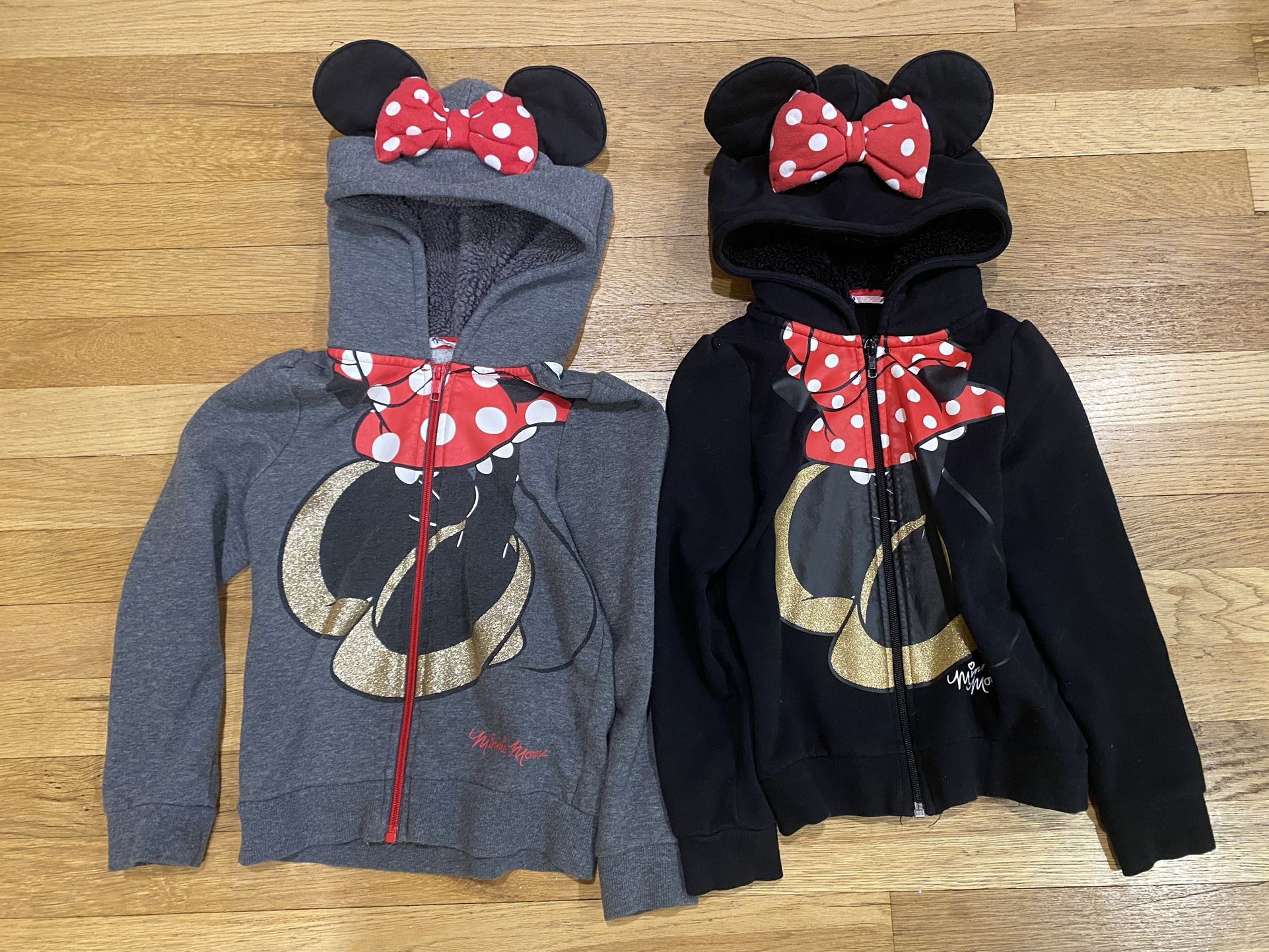 H&M Minnie Mouse Zip Up Hoodie
