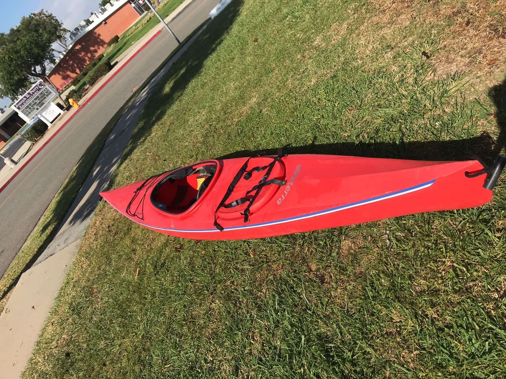 Kayak: Spectrum Aquaterra, one person, red, 14 ft
