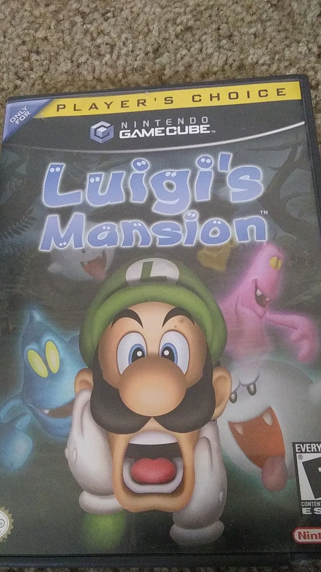 LUIGIS MANSION GAMECUBE GAME