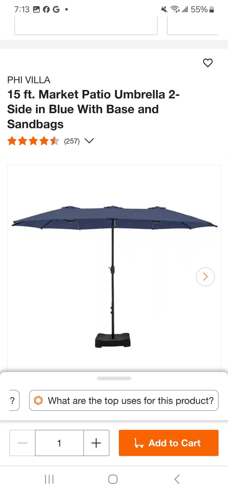 Umbrella And Base