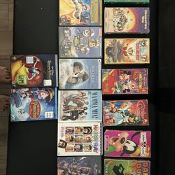 Vintage VHS And  DVDs 