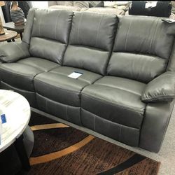 Ashley Calderwell Power Reclining Sofa and Loveseat 