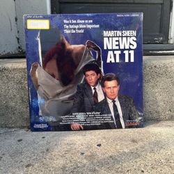 News at 11 (Extended Play LaserDisc, NTSC, Sealed, Not Rated)  Description: News at 11 is a 1986 made-for-TV drama starring Martin Sheen, Peter Rieger