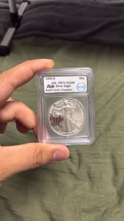 1990-S American Silver Eagle ICG PR70 DCAM