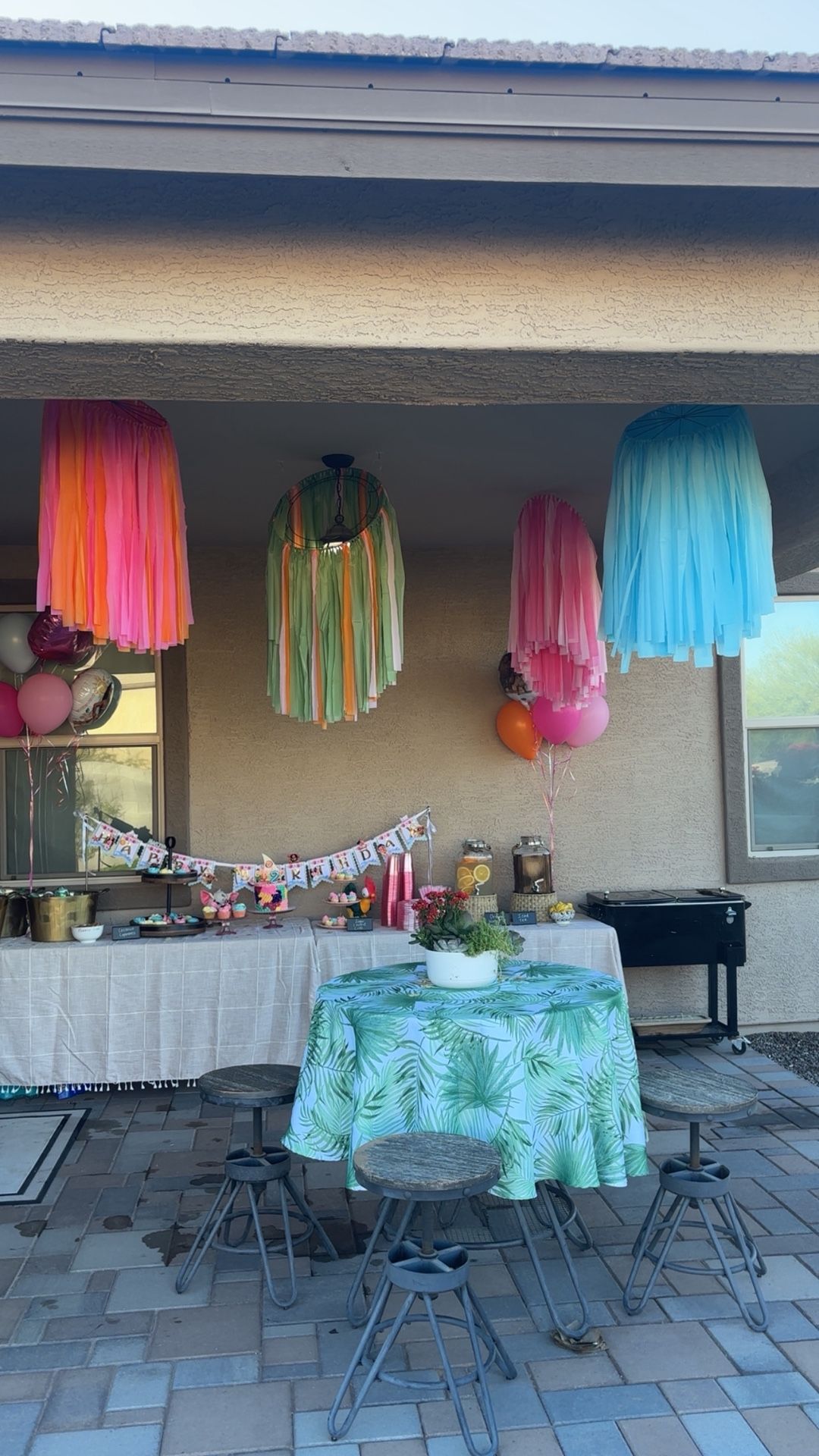 Paper Chandeliers
