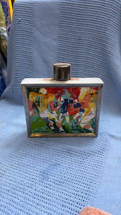 LeRoy Neiman Football Art Hip Flask
