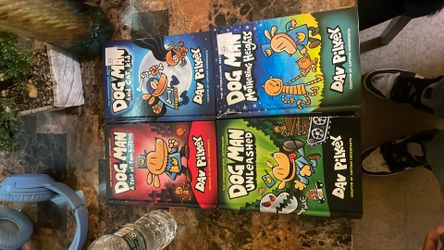 Dog man book set