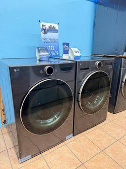 LG 5.0 Cu.Ft. Front Load Washer and 7.4 Cu.Ft. Gas Dryer (Stackable)