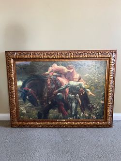 La Belle Dame Sans Merci by Sir Frank Dicksee  Painting