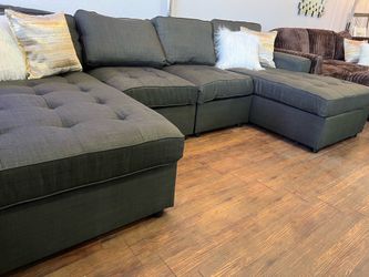 Black sectional