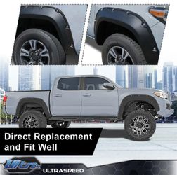 Toyota Tacoma Fender Flares : Wide body Pocket Style : BRAND NEW SET
