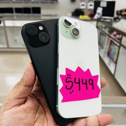 iPhone 15 128gb AT&T Cricket 