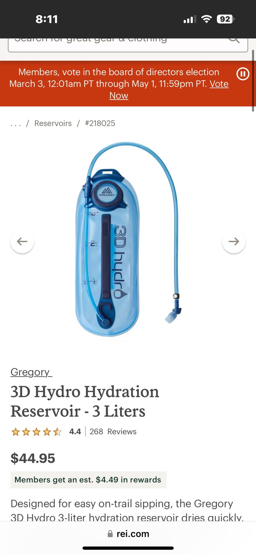 New 3 D Hydro Water reservoir
