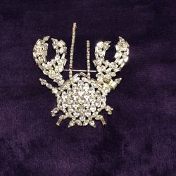 Large Crab brooch