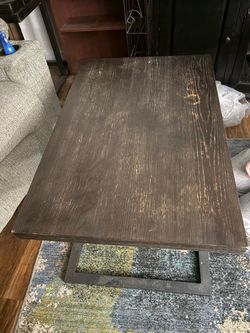 Black coffee and side tables