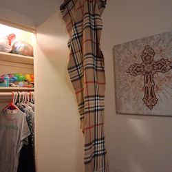 Ladies Scarf Long Plaid 