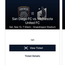 SDFC VS Minnesota Tickets 