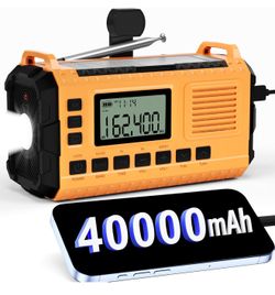 🎄🎁 Emergency Weather Radio，Brand New