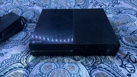 Xbox one console with power cable and controller