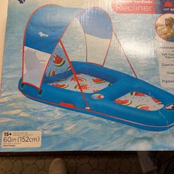 aqua sunshade recliner