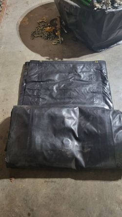Lumber Tarp 24' x 27' w/8' Drop