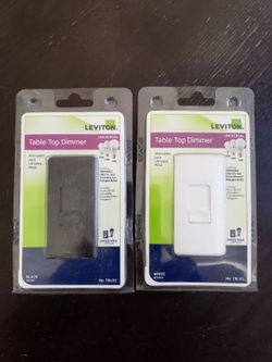 Leviton Table Top Dimmer Switch - Black & White