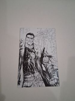 The Boys #3, Art by Tyler Kirkham, NYCC Sketch Battle Damage comic book, grade 9.6, new