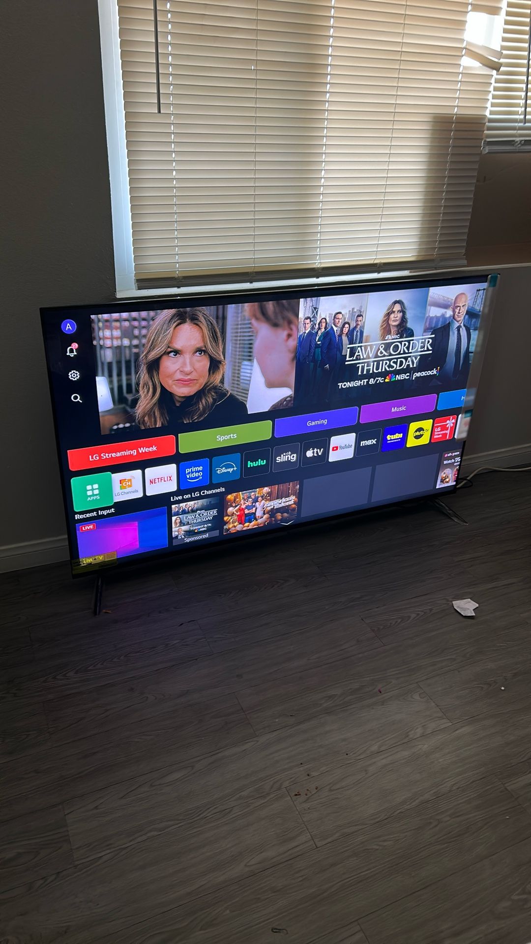 65 Inch LG Smart TV