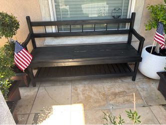 Wood Bench