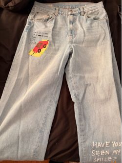 Straight leg baggy vintage jeans