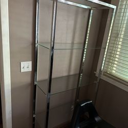 Modern Metal Glass Shelf
