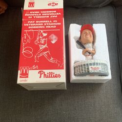 Phillies Vintage Bobble heads Burrell + Thome