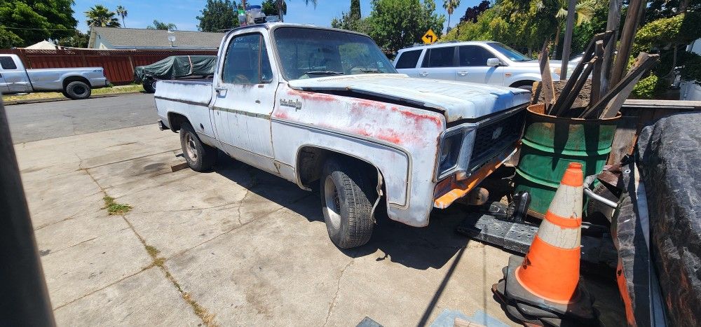 1974 Chevy C10 Short Bed Custom Delux PART OUT