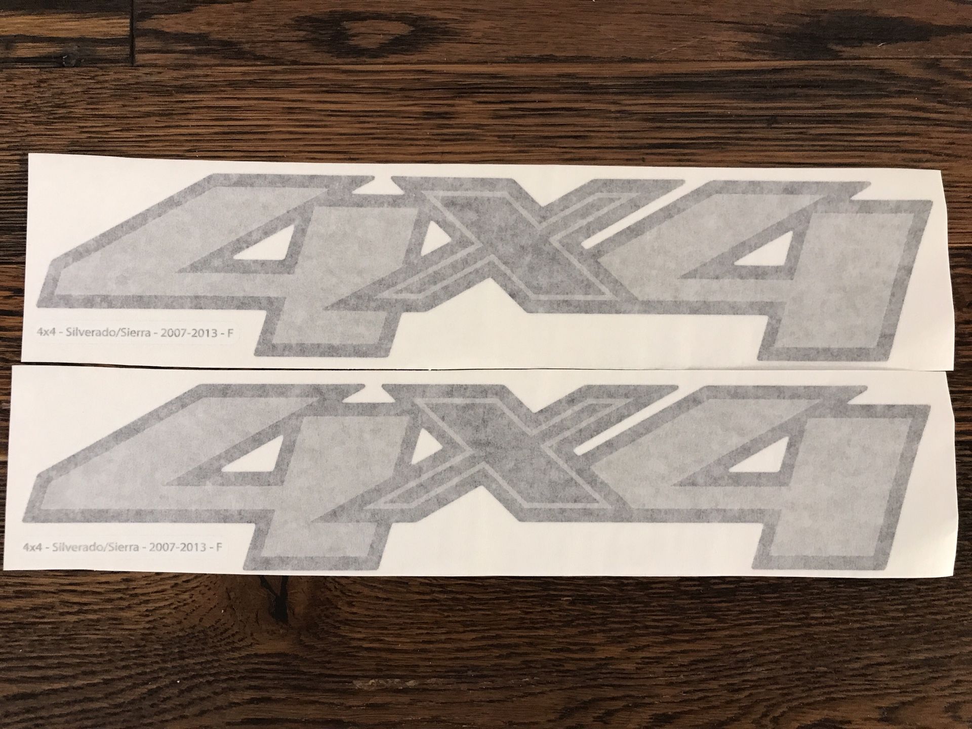 Chevy Silverado/Sierra decals stickers