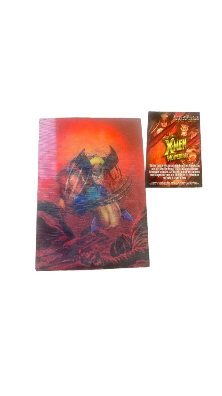 Wolverine - 1996 Fleer Ultra X-Men "Marvel Mirage" Insert Motion Card No. 3  