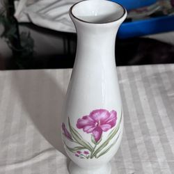 Alba Bundtsand Albert Kieser Single Bud Vase White Porcelain 