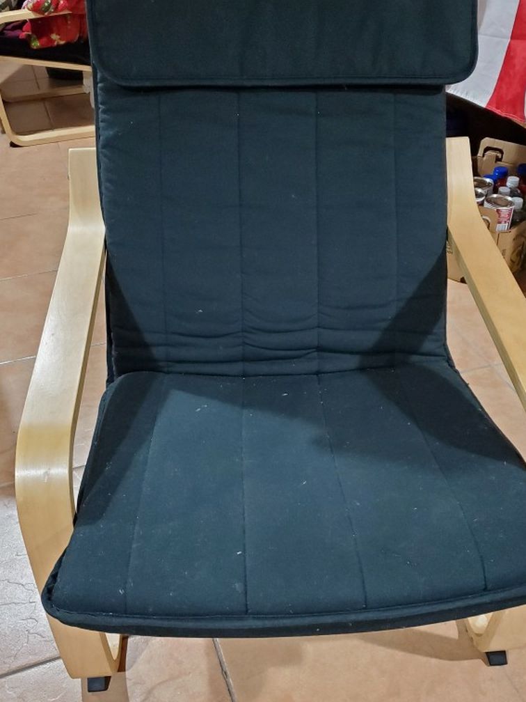 2 IKEA Poang Arm & Rock Chairs