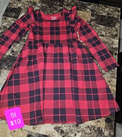CHRISTMAS PLAID DRESS