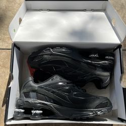 supreme x nike shox ride 2 ‘black’ 