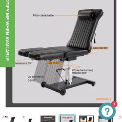 Tatartist hydraulic Adjustable Client Tattoo Salon chair