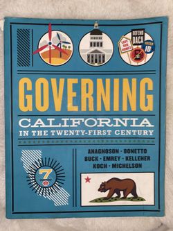 Governing California In The Twentieth-First Century