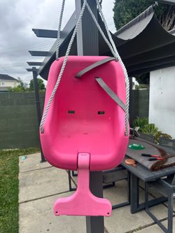 Pink Little Tykes Toddler Swing