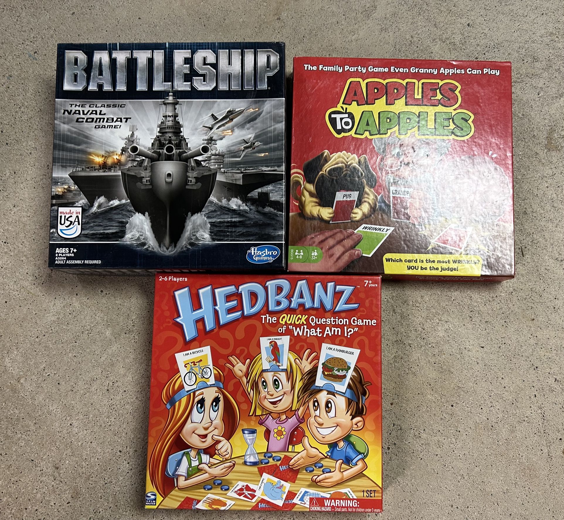 Board Games bundle Of 3 