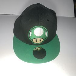 Super Mario Brothers, snack back hat, one up mushroom