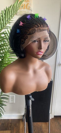 Frontal braid wig for sale free install with purchase