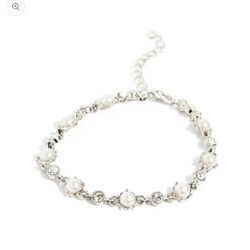 Pearl and Crystal Bracelet