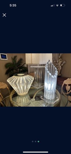 Vintage Lucite Lamps 